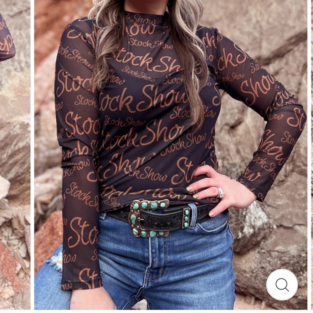Stockshow Queen Mesh Top